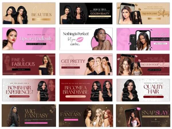 beauty website banner