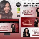 brown quality hair banner