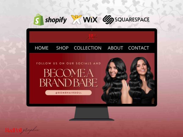 brown wix banner