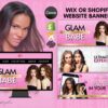 glam babe website banner
