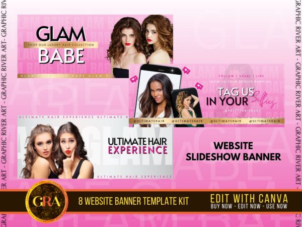 glame babe web slider banner