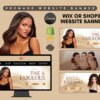 hair web template
