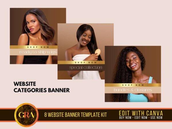 hair website banner