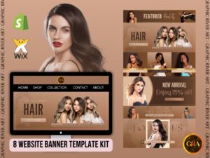 hair website banner