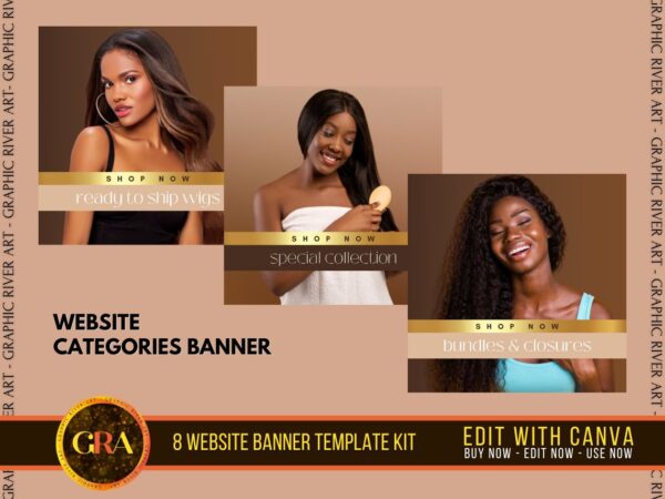 hair website category banner