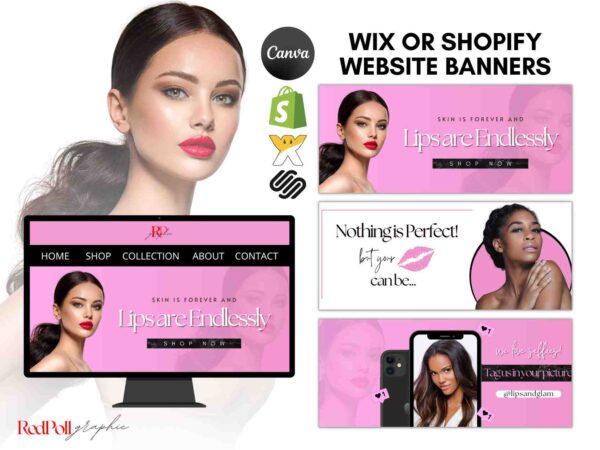 lips website banner