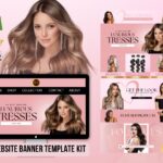 pink website banner
