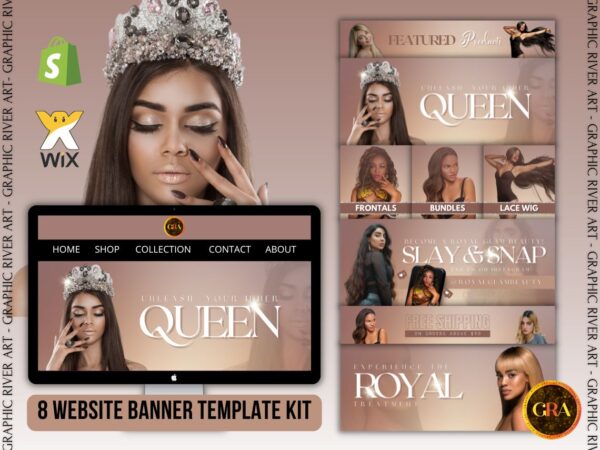 queen website banner