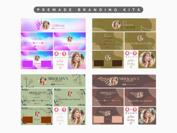 canva youtube branding kit